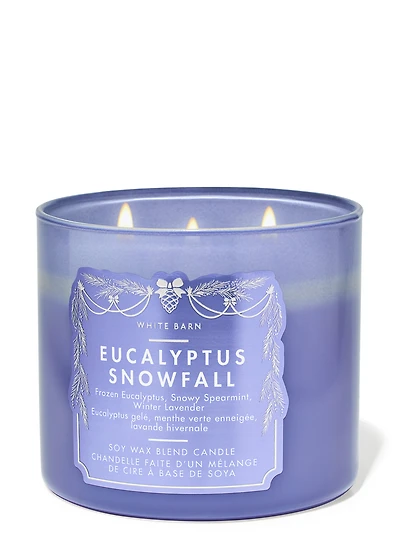 Eucalyptus Snowfall 3-Wick Candle