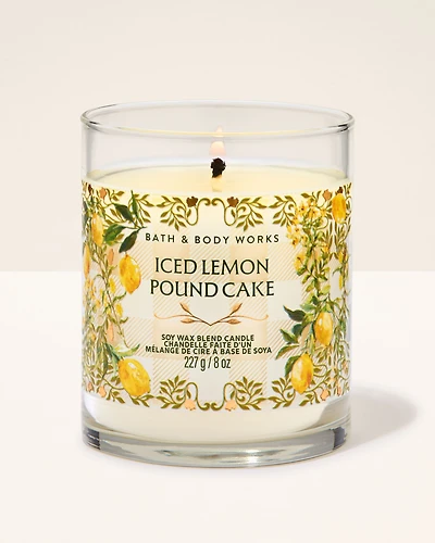 Iced Lemon Pound Cake Single Wick Candle