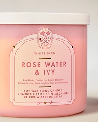 Rose Water & Ivy 3-Wick Candle