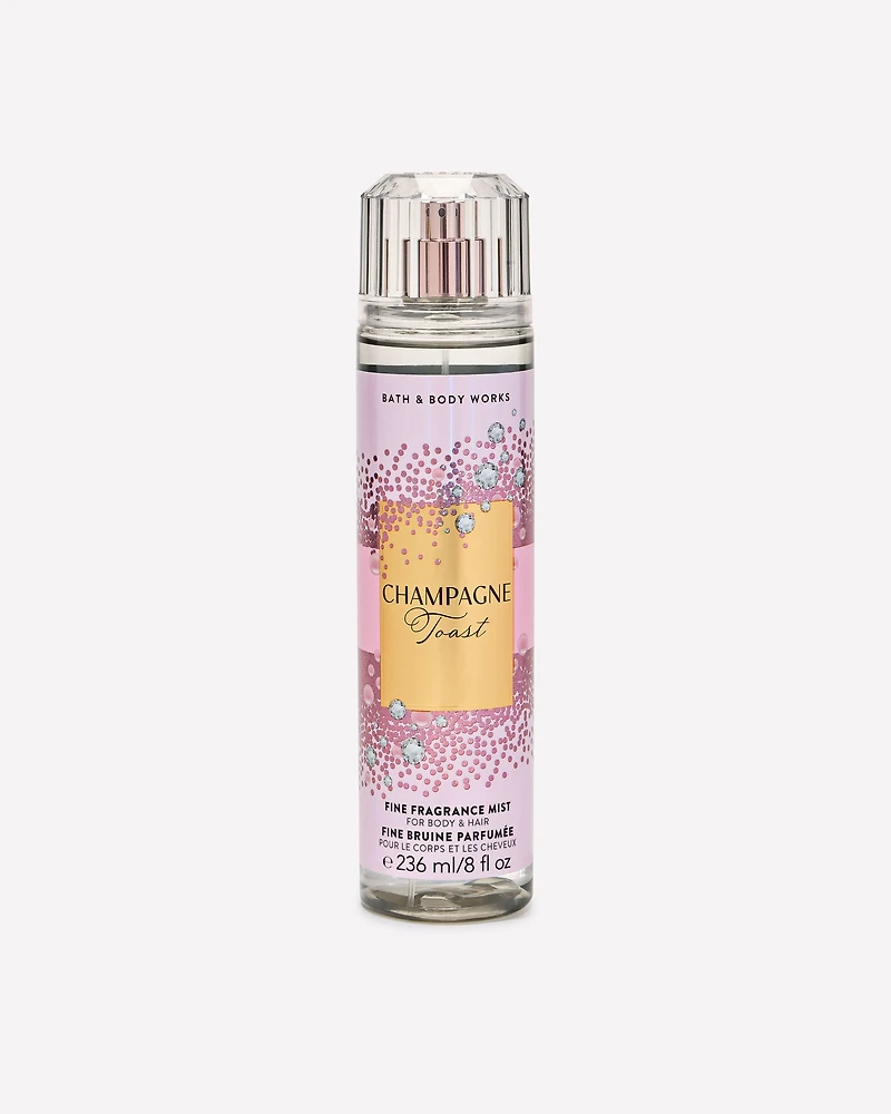 Fine bruine parfumée Champagne Toast