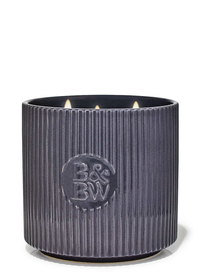 Mahogany Teakwood High Intensity 3-Wick Candle
