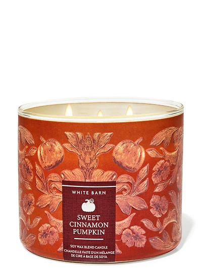 Sweet Cinnamon Pumpkin 3-Wick Candle
