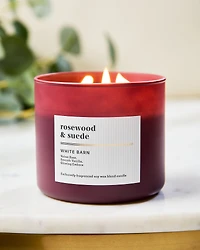 Rosewood & Suede 3-Wick Candle