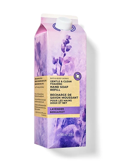 Recharge de savon moussant pour les mains Lavender Bergamot