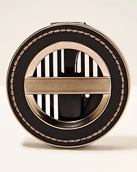 Leather Stitched Car Fragrance Holder
