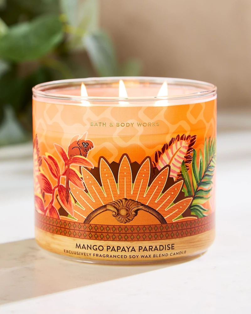 Mango Papaya Paradise 3-Wick Candle