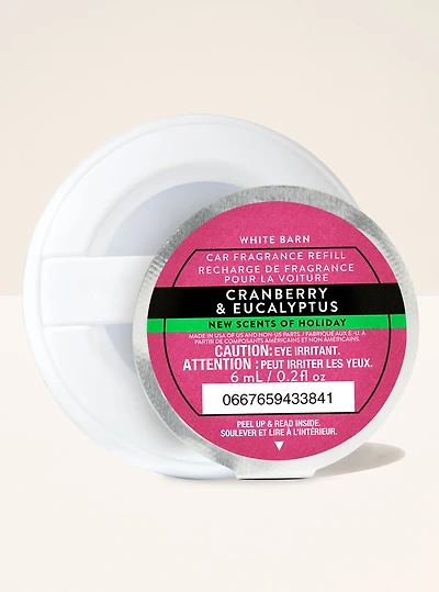 Cranberry & Eucalyptus Car Fragrance Refill