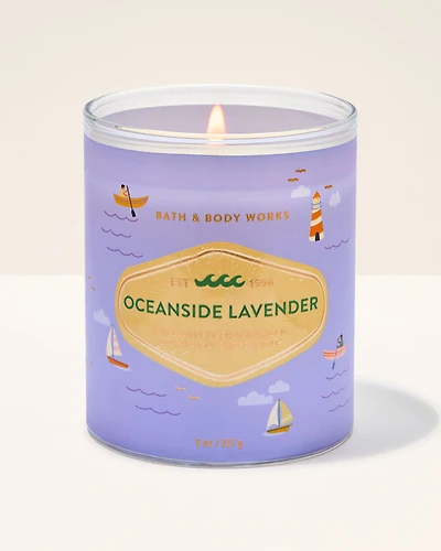 Oceanside Lavender Single Wick Candle