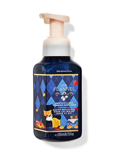 Savon moussant doux et net Flannel