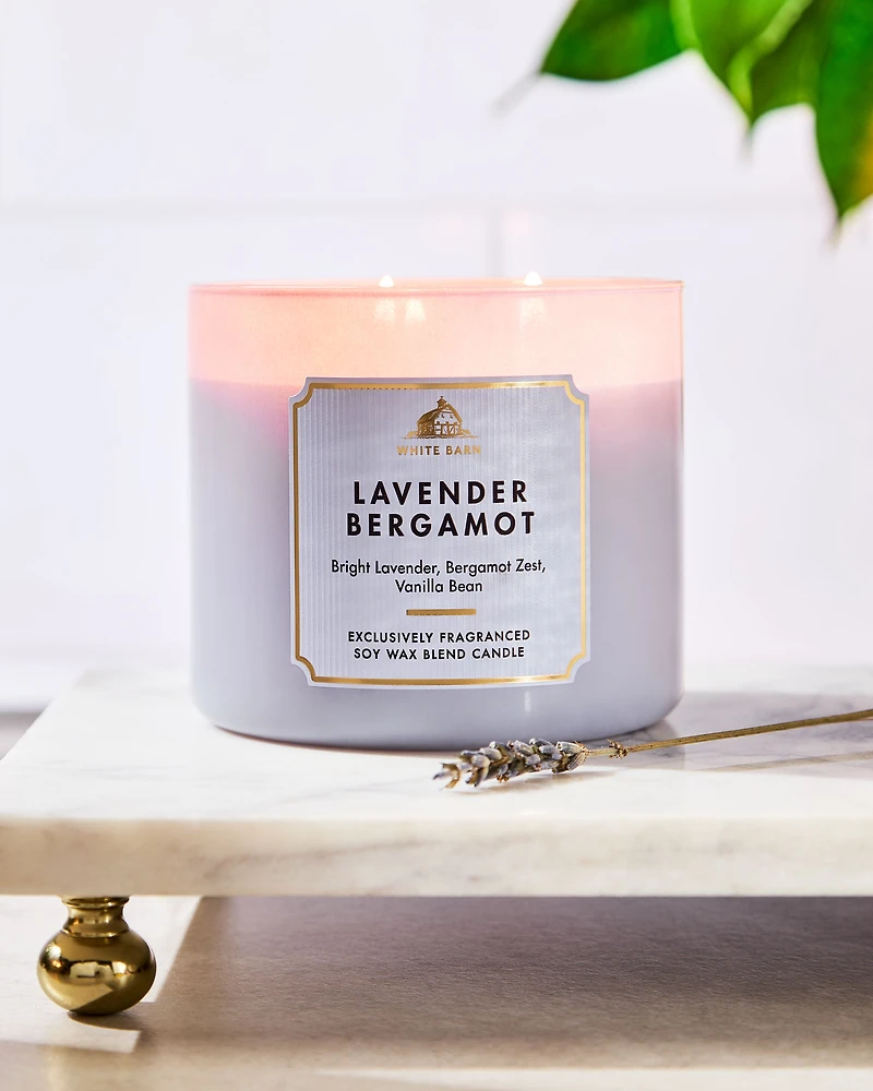 Lavender Bergamot 3-Wick Candle