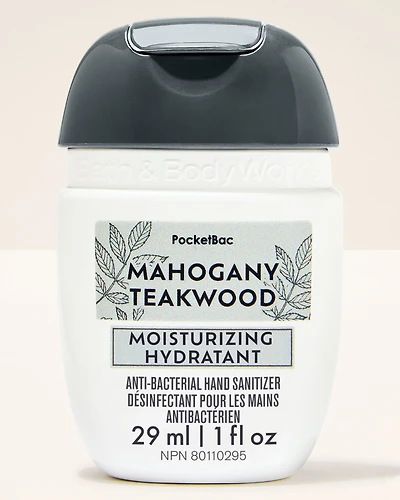 Mahogany Teakwood Moisturizing PocketBac Hand Sanitizer