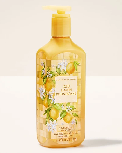 Iced Lemon Pound Cake Cleansing Gel Hand Soap