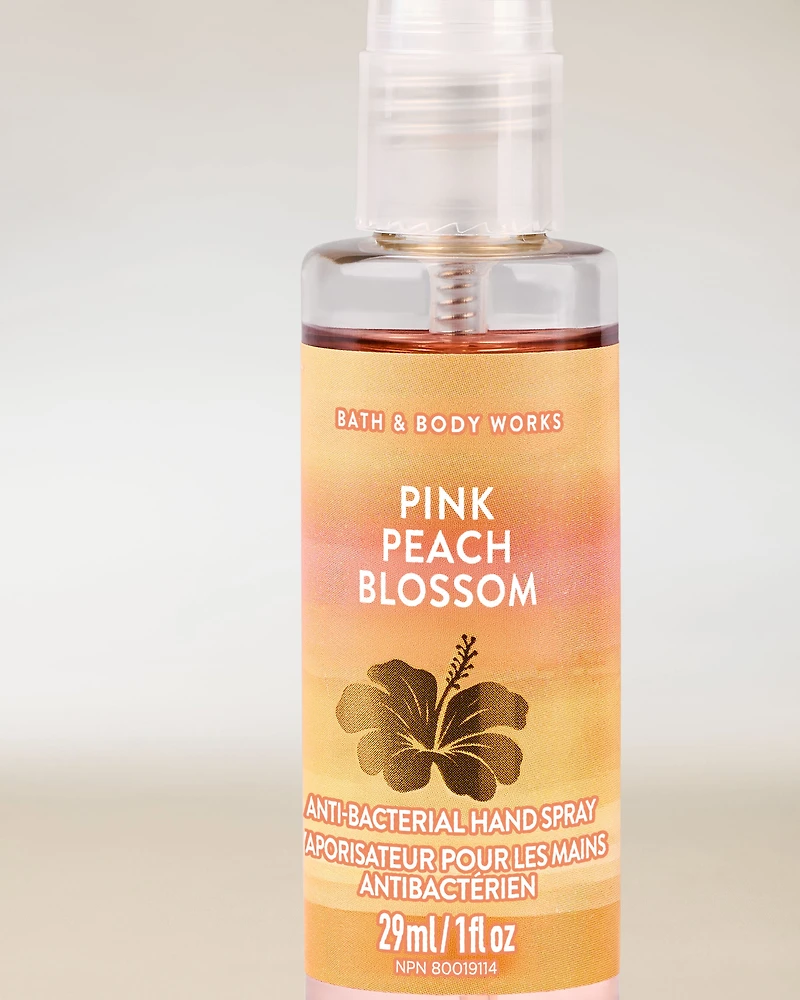 Pink Peach Blossom Hand Sanitizer Spray