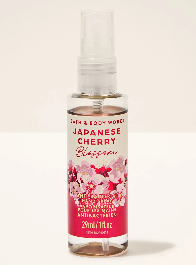 Japanese Cherry Blossom Hand Sanitizer Spray