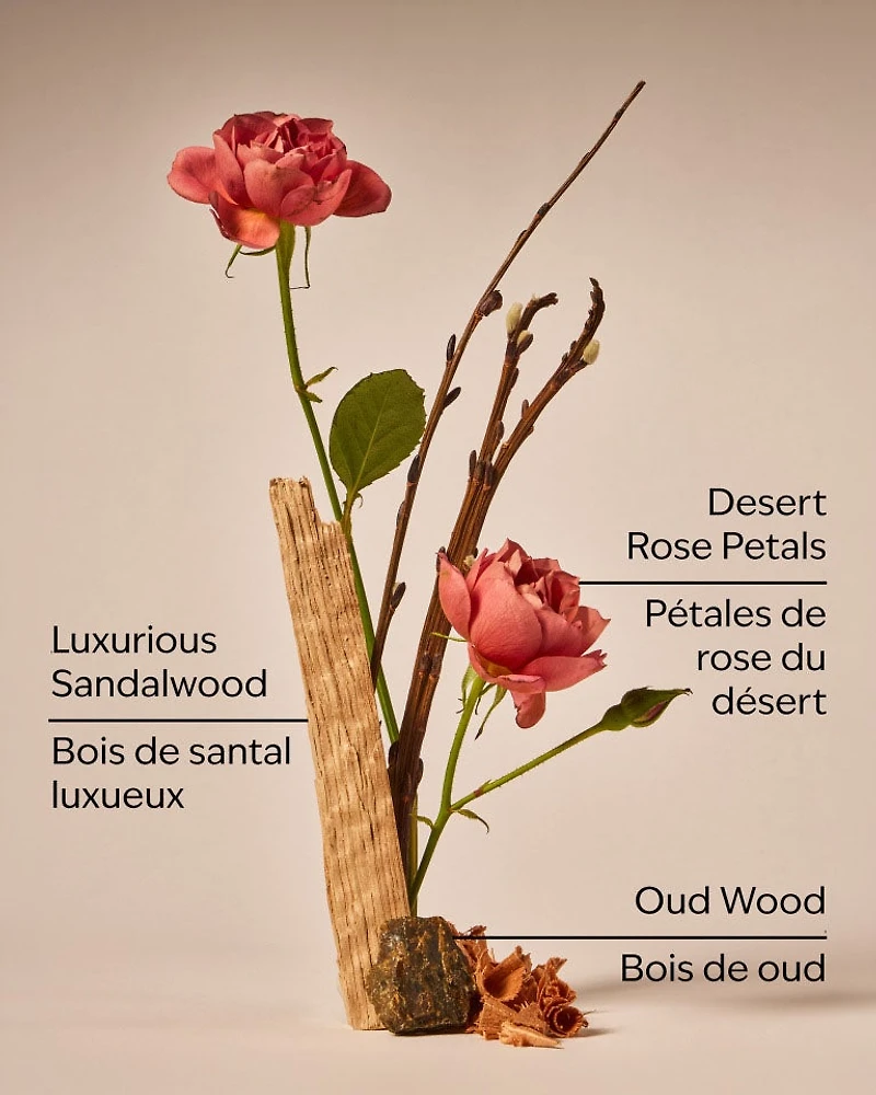 Rose & Oud Single Wick Candle