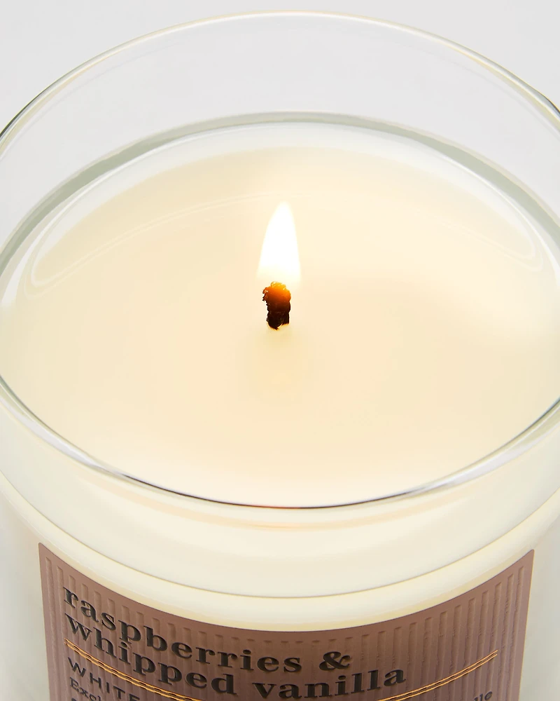Raspberries & Whipped Vanilla Single Wick Candle