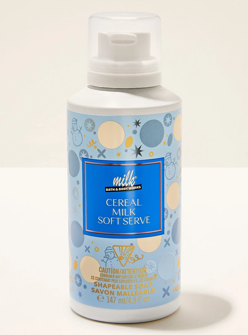 Cereal Milk Soft Serve Shapeable Soap