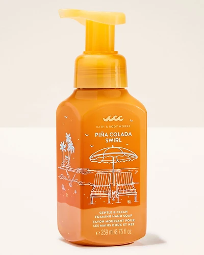 Piña Colada Swirl Gentle & Clean Foaming Hand Soap