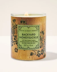 Backyard Honeysuckle Single Wick Candle