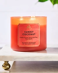 Sunny Coconut 3-Wick Candle