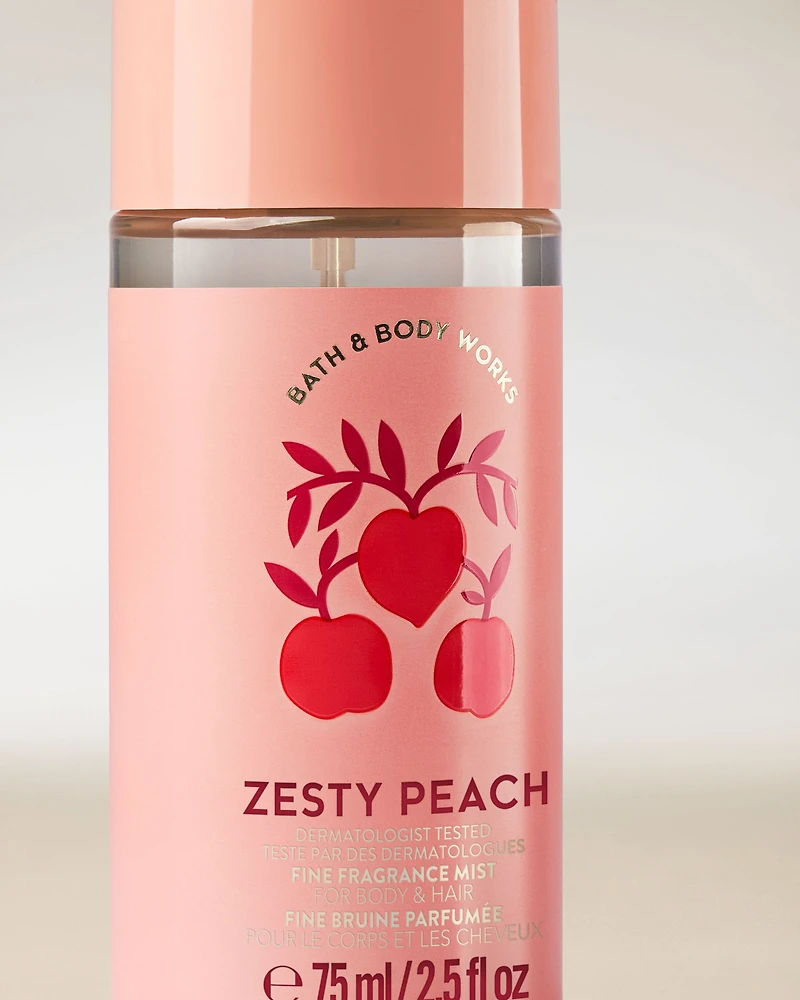 Zesty Peach Travel Size Fine Fragrance Mist