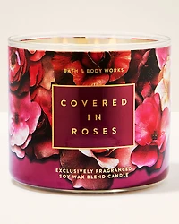 Covered In Roses 3-Wick Candle
