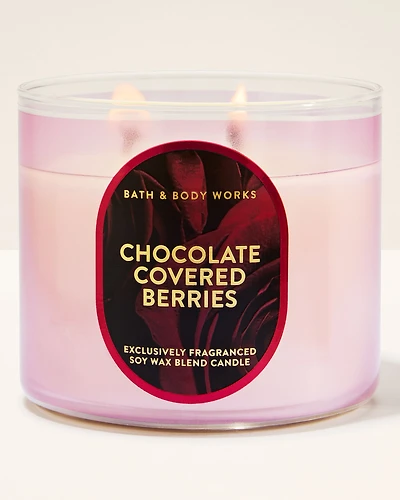 Chocolate Covered Berries 3-Wick Candle