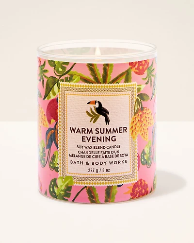 Warm Summer Evening Single Wick Candle