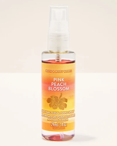Pink Peach Blossom Hand Sanitizer Spray