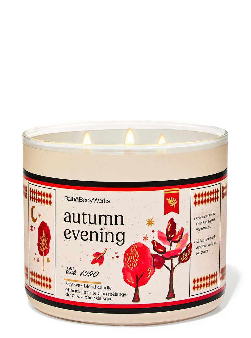 Autumn Evening 3-Wick Candle