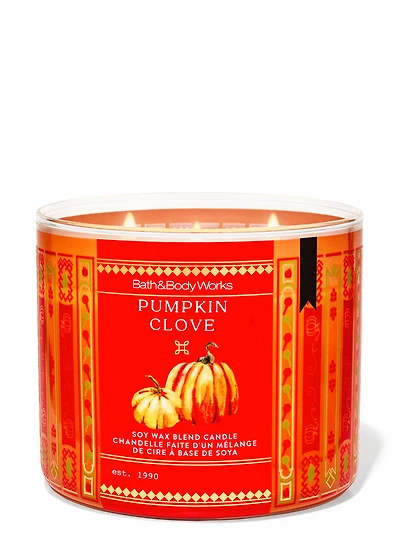 Pumpkin Clove 3-Wick Candle