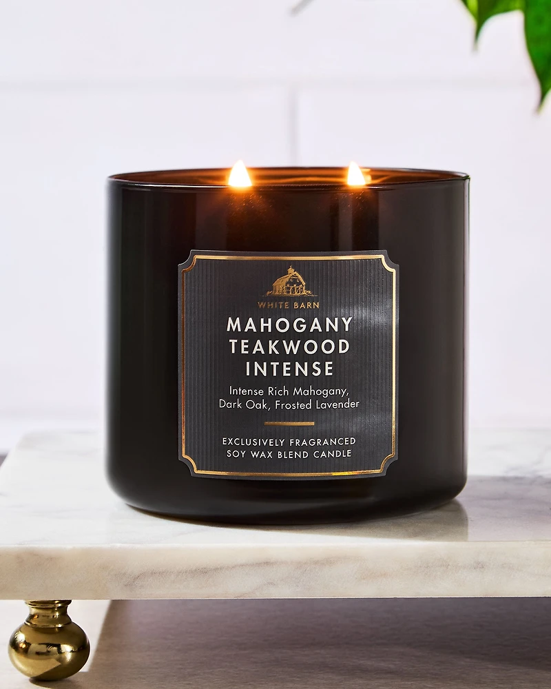 Mahogany Teakwood Intense 3-Wick Candle
