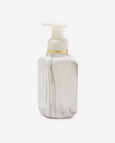 White Marble Gentle & Clean Foaming Hand Soap Dispenser