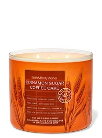 Cinnamon Sugar Coffee Cake 3-Wick Candle