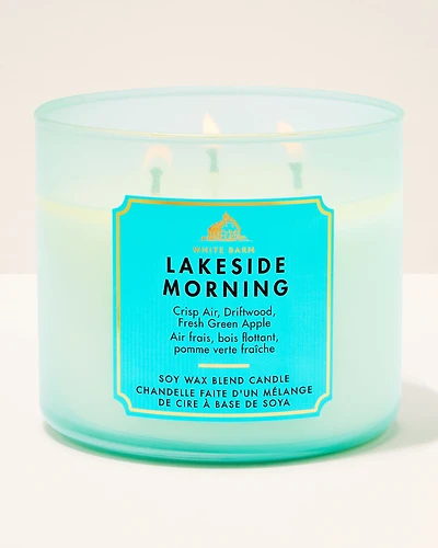 Lakeside Morning 3-Wick Candle