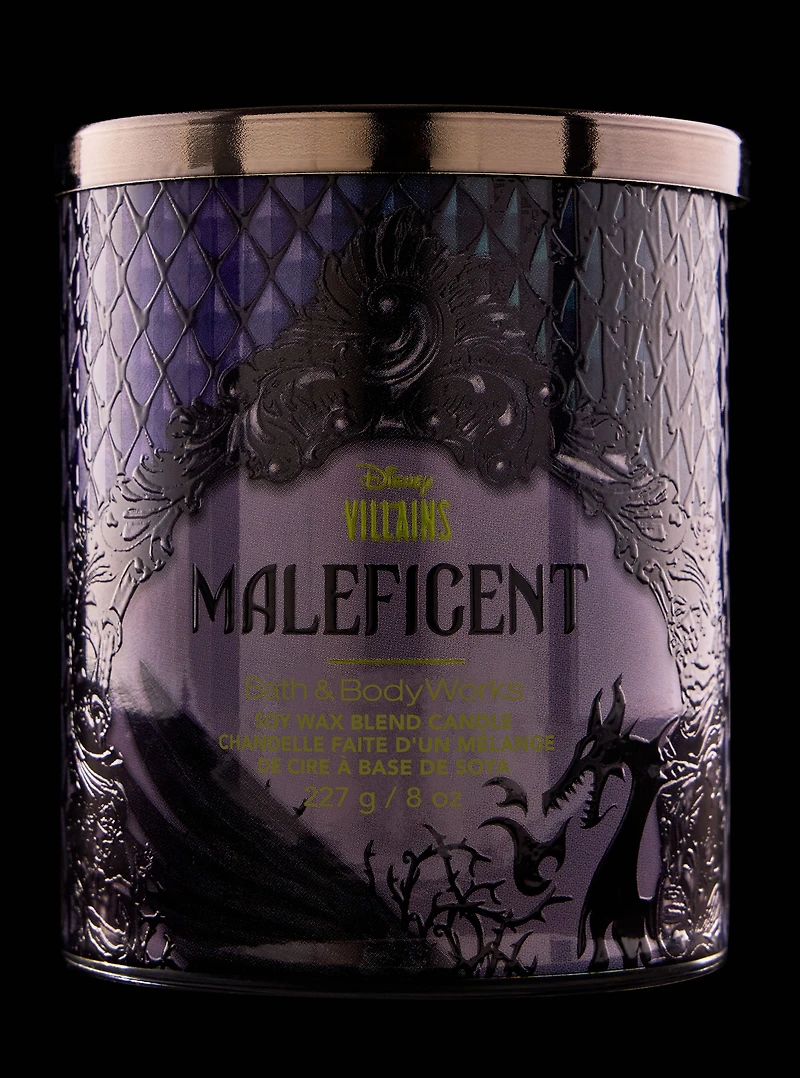 Maleficent Single Wick Candle