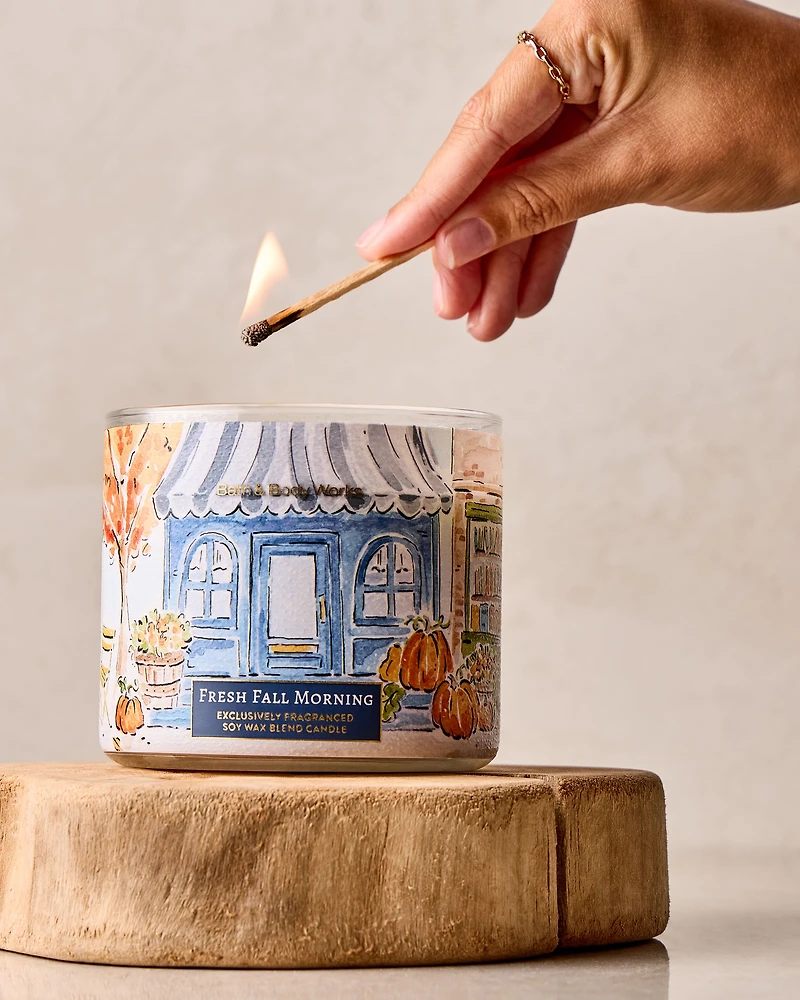 Fresh Fall Morning 3-Wick Candle