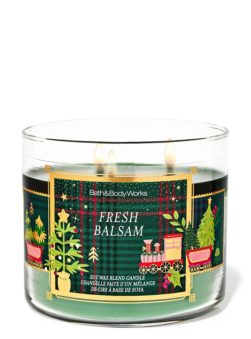 Fresh Balsam 3-Wick Candle