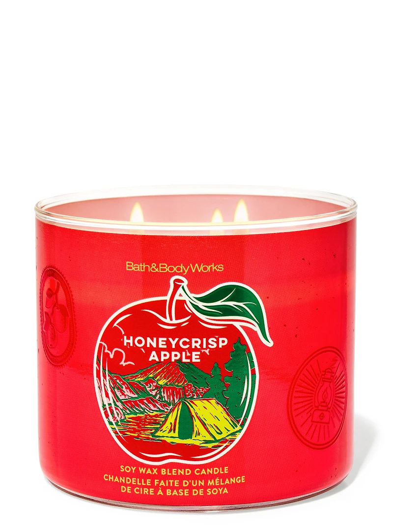 Chandelle à 3 mèches Honeycrisp Apple