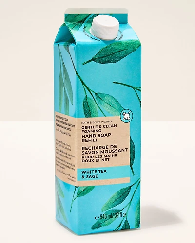 White Tea & Sage Gentle & Clean Foaming Hand Soap Refill