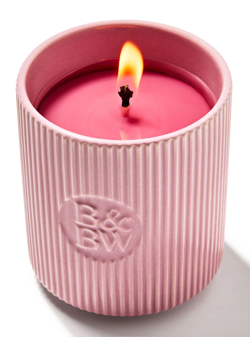 Pink Lavender & Espresso Single Wick Candle