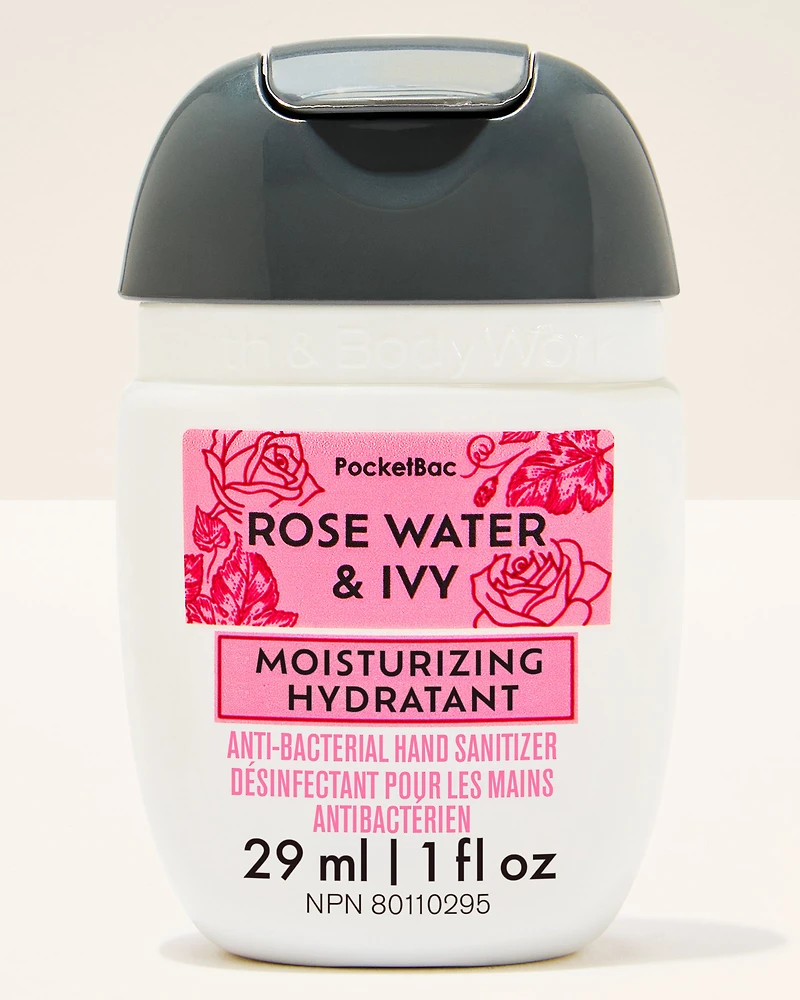 Rose Water & Ivy Moisturizing PocketBac Hand Sanitizer