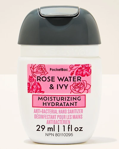 Rose Water & Ivy Moisturizing PocketBac Hand Sanitizer