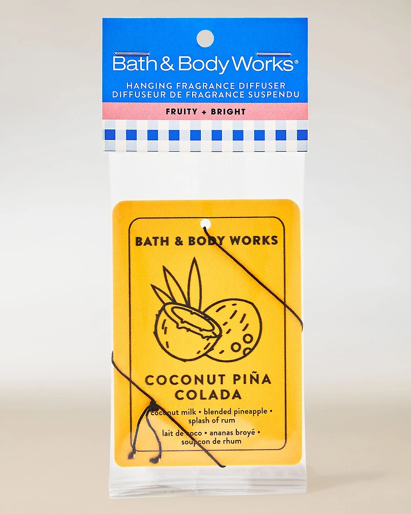 Coconut Piña Colada Hanging Fragrance Diffuser