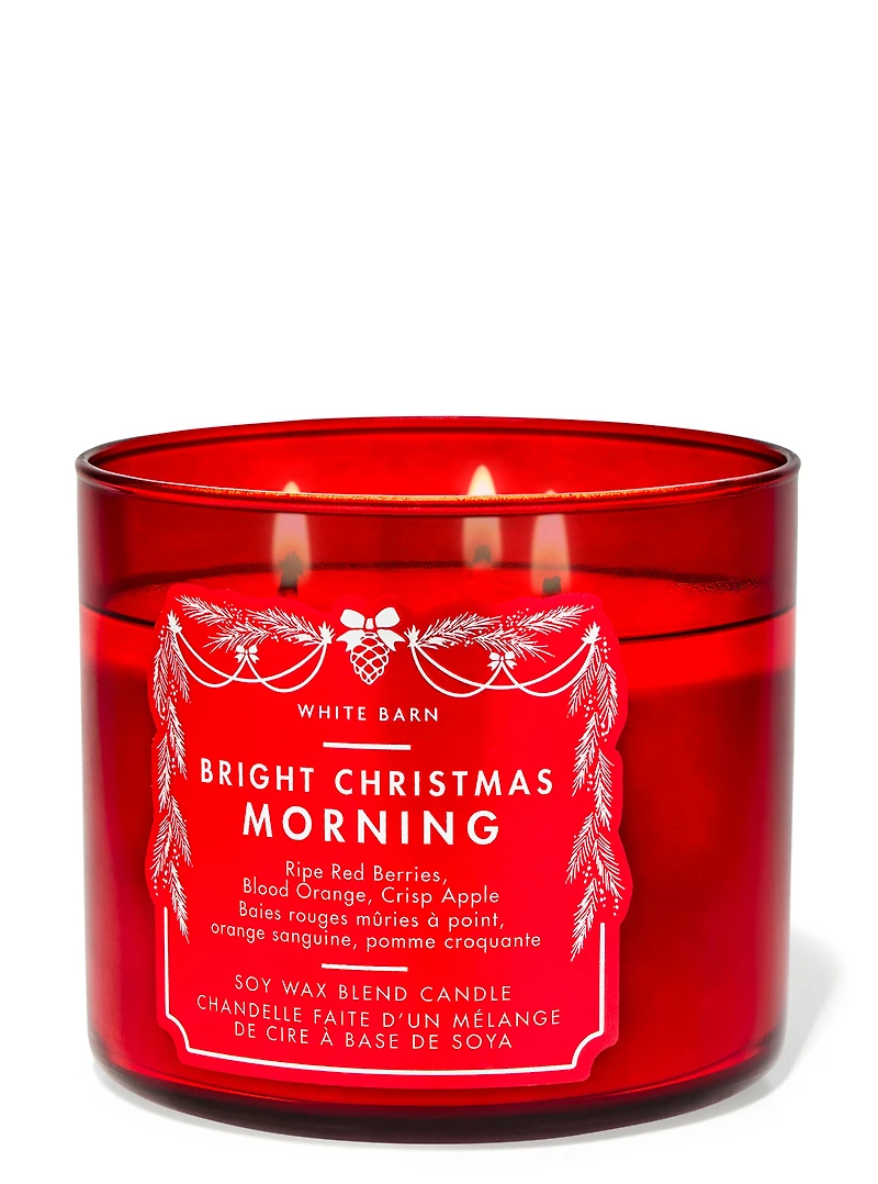 Bright Christmas Morning 3-Wick Candle