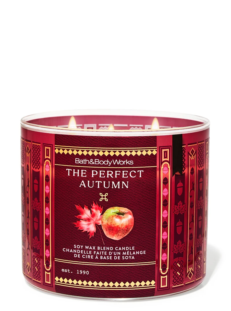 The Perfect Autumn 3-Wick Candle