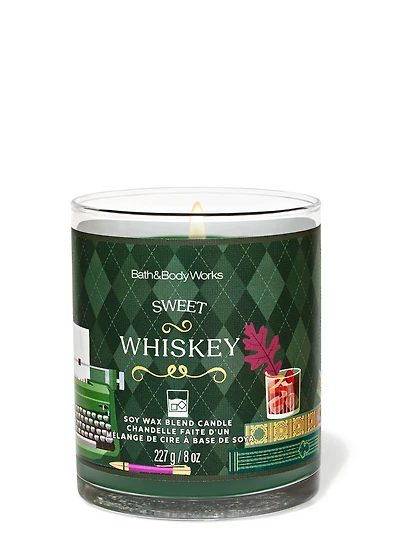 Sweet Whiskey Signature Single Wick Candle