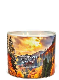 Farmhouse Pumpkin & Spice 3-Wick Candle