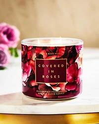 Covered In Roses 3-Wick Candle