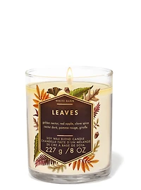 Leaves Single Wick Candle